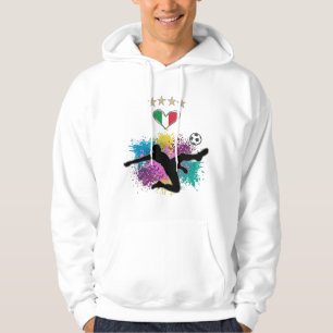 Italië Soccer Football Fan Shirt Flag Splash