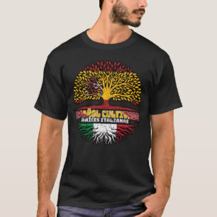 Italië - Spanje - vlag van Spaanse boomkorren T-shirt