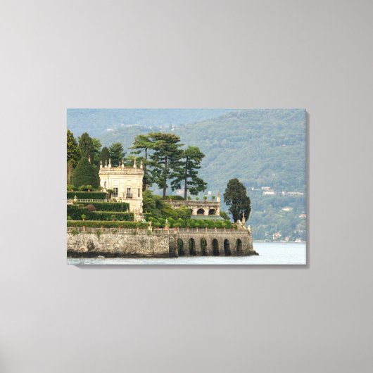 Italië, Stresa, Maggiore-meer, Isola Bella 2 Canvas Afdruk (Voorkant)