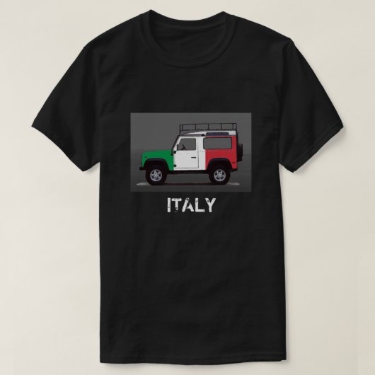 ITALIË T-SHIRT (Design voorkant)