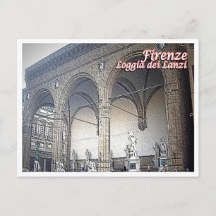 Italië - Toscane - Florence - Loggia dei Lanzi Briefkaart