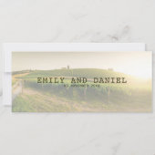 Italie Toscane Mariage de carte d'embarquement de (Dos)