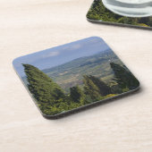 Italië, Toscane, Montepulciano. Uitzicht van de Drankjes Onderzetter (Linkerzijde)