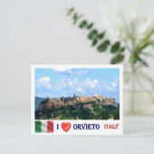 Italië - Toscane - Orvieto - Briefkaart (Staand voorkant)