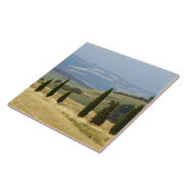 Italië. Toscane. Pienza. Tegeltje (Zijkant)