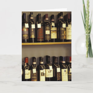Italië, Toscane, Pienza Wine in de winkel Kaart