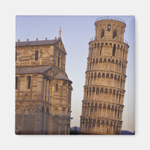 Italië, Toscane, Pisa Scheve Toren van Pisa en Magneet