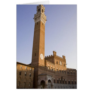 Italië, Toscane, Siena. Torre del Mangia op