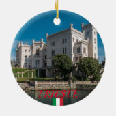 Italie Trieste Panoramique ornement de Noël (Dos)