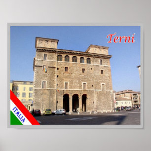 Italië - Umbria - Terni - Poster