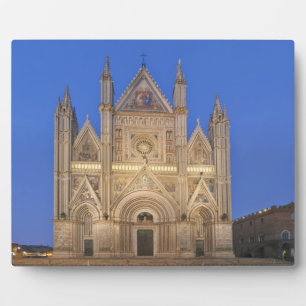 Italië, Umbrië, Orvieto, Dom van Orvieto Fotoplaat