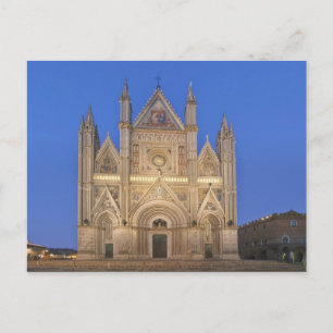 Italië, Umbrië, Orvieto, Orvieto Kathedraal Briefkaart