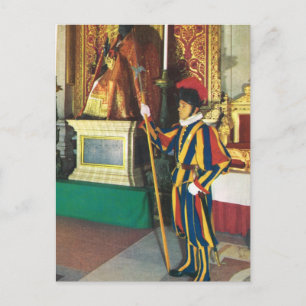  Italië, Vaticaan Rome, Zwitserse Garde Briefkaart