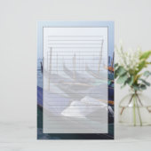 Italië, Venetië. Gondolas. Briefpapier (Staand voorkant)