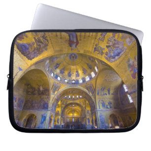 Italië, Venetië. Interieur van de Sint-Marcuskathe Laptop Sleeve
