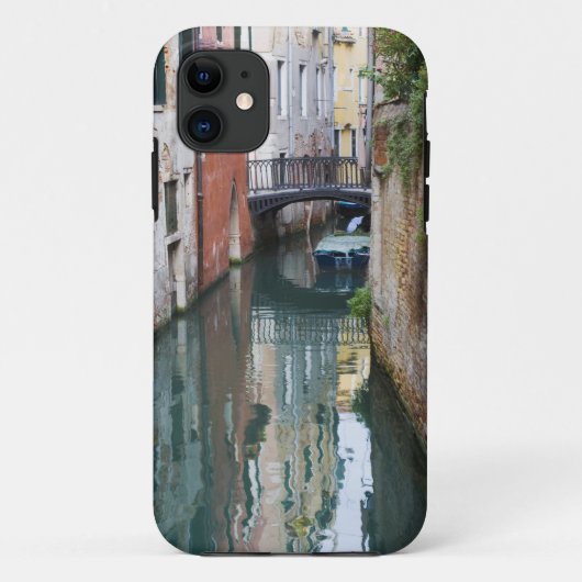 Italië, Venetië, Reflecties en Kleine Brug van Case-Mate iPhone Case (Achterkant)