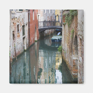 Italië, Venetië, Reflecties en Kleine Brug van Magneet