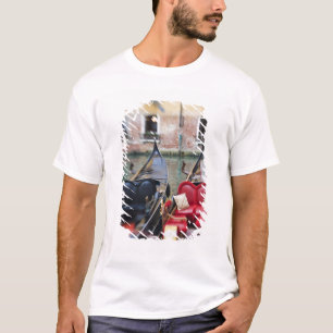 Italië, Venetië, selectieve focus van Gondola in T-shirt