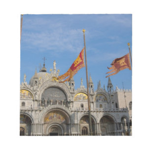 Italië, Venetië, St. Mark's Basilica in St. Mark's Notitieblok