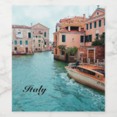 Italië Venetië Wijn Etiket (Enkel label)