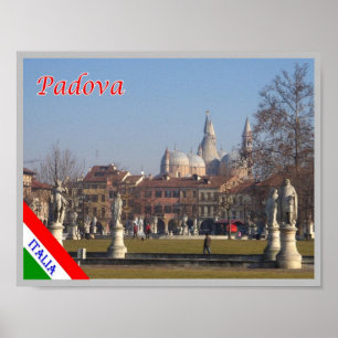 Italië - Veneto - Padova - Statues - Poster