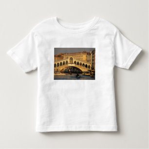 Italië, Veneto, Venetië, Canal Grande en Rialto Kinder Shirts