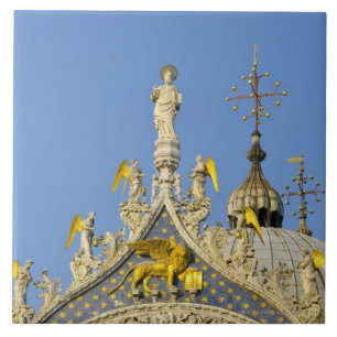 Italië, Veneto, Venetië, St. Mark's Basilica Tegeltje