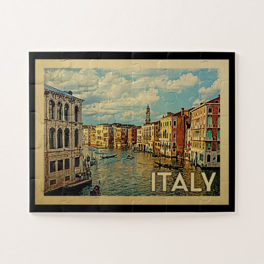 Italië Venice Vintage Revel Legpuzzel (Horizontaal)