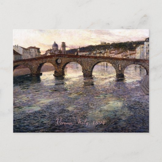 Italië (Verona, Circa 1894) Briefkaart (Voorkant)