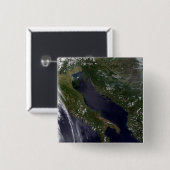 Italië Vierkante Button 5,1 Cm (Voorkant /achterkant)