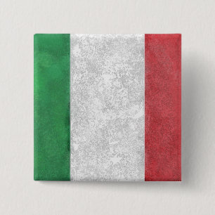 Italië Vierkante Button 5,1 Cm