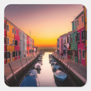 Italië Vierkante Sticker