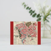 Italie vintage Carte des Roms Rome (Debout devant)