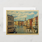 Italie Vintage voyage de carte postale Venice (Devant / Derrière)