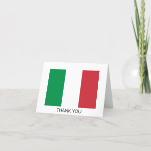 Italië Vlag Bedankkaart