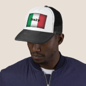 Italië Vlag Donkere Rand Trucker Pet (In situ)