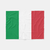 Italië Vlag Fleece Deken (Voorkant (Horizontaal))