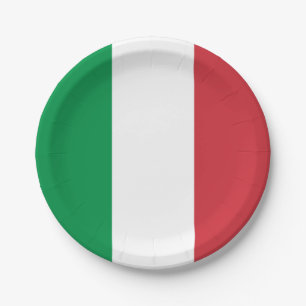 Italië vlag Italiaans patriottisch Papieren Bordje