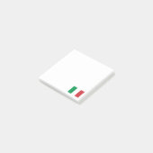 Italië vlag Italiaans patriottisch Post-it® Notes (Schuin)