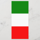 Italië Vlag Italiaanse Kleuren Menu (Achterkant)