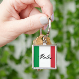 Italië Vlag Italiaanse trots Europa Land Sleutelhanger