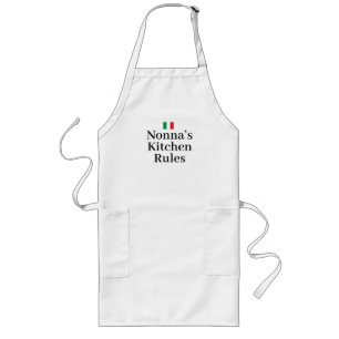 Italië Vlag Italiaanse trots Europa Nonna Lang Schort