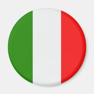 Italië, vlag kleuren rood, wit, groen, magneet