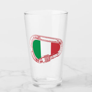 Italië Vlag Klimmen Carabiner Glas