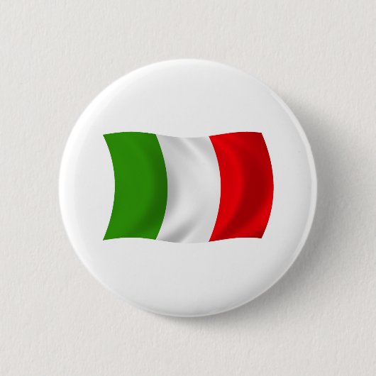 Italië Vlag Knop Ronde Button 5,7 Cm (Voorkant)