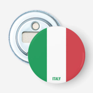 Italië Vlag Patriotic Button Flesopener