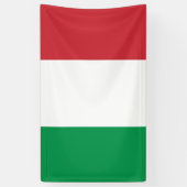 Italië vlag spandoek (Verticaal)