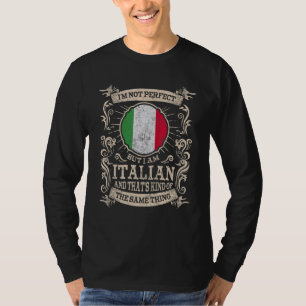 Italië Vlag Trots Italiaanse Mannen & Vrouwen T-shirt