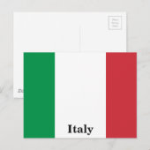  Italië Vlagerreistoerisme Briefkaart (Voorkant / Achterkant)