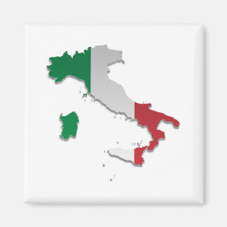 Italië Vlaggenkaart_2 Magneet